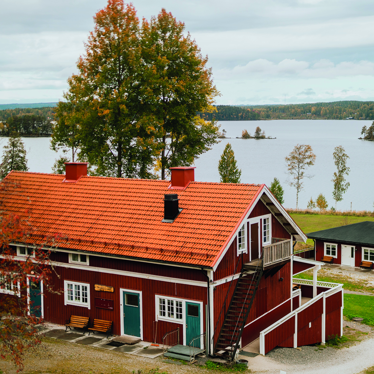 Uskavigårdens vandrarhem i Lindesbergs kommun.